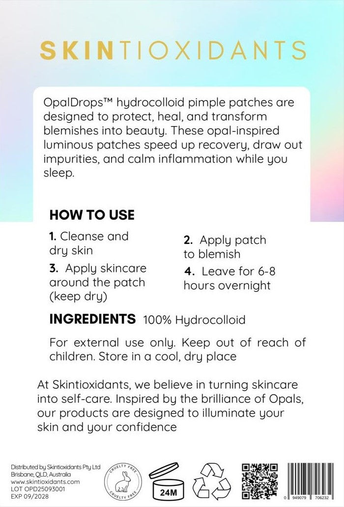 OpalDrops™ Hydrocolloid Pimple Patches