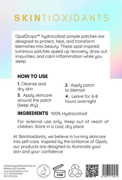 OpalDrops™ Hydrocolloid Pimple Patches